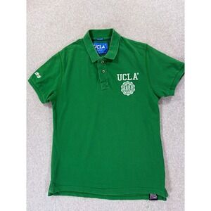 UCLA Bruins Stitched Logo Campus S/S Polo Shirt (Men's Medium) Green